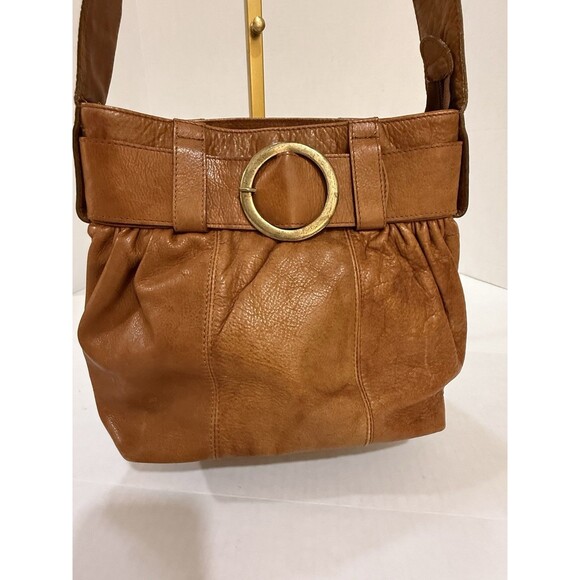 Vera Pelle Avorio Women’s Shoulder Bag Purse Brown Leather from Italy MRSP $150 - Picture 8 of 16